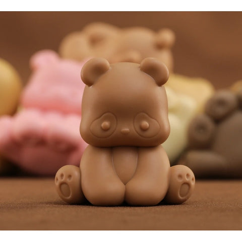 Panda Roll Sit Down Pandas Blind Bag Series: Rice Brown (Confirmed Style)