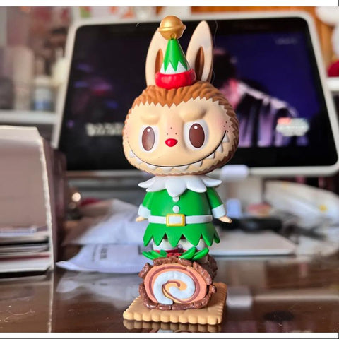 Labubu The Monsters Let's Christmas Series Bûche de Noël Cake
