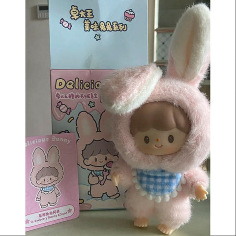 zZoton Delicious Bunny Series Vinyl Plush Doll Strawberry Bunny zZoton