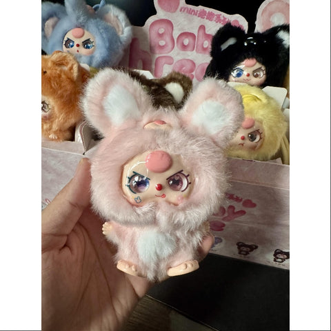 Baby Three Mini Hug Vinyl Plush Pendant Series Bunny