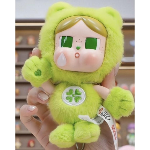 Crybaby × Care Bears Vinyl Plush Pendant Blind Box Series: Good Luck Bear (Confirmed Style)