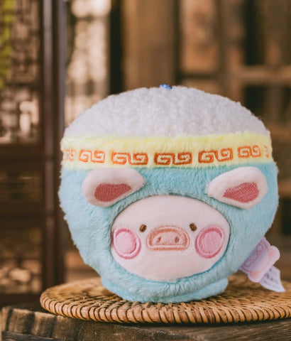 LuLu the Piggy Dim Sum House Food Hunter Plush Keychain Blind Box Series: No Rice No Life (Confirmed Style)