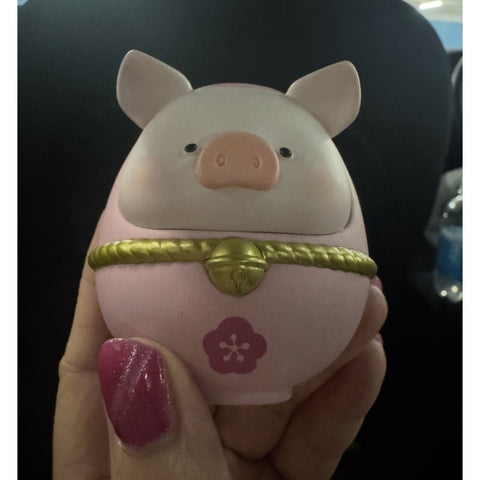 LuLu the Piggy Daruma Blind Box Series: Pink (Confirmed Style)