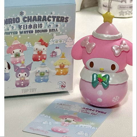 My Melody Sanrio Characters Winter Water Sound Bell Series My Melody