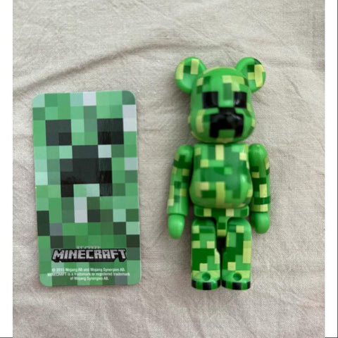 Bearbrick Series 31 SF Minecraft Creeper 100%