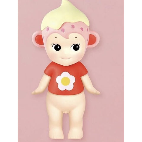 Sonny Angel Strawberry Love Blind Box Series: Monkey (Confirmed Style)