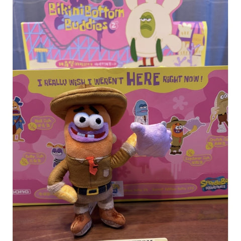 Bikini Bottom Buddies Whimsical Plush Blind Box Series 2: Explorer Fish (Confirmed Style)