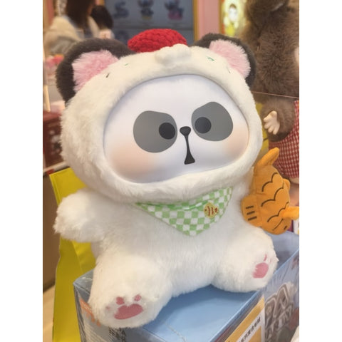 Mr.PA Animal Party 400% Plush Doll Blind Box Series: Cat (Confirmed Style)