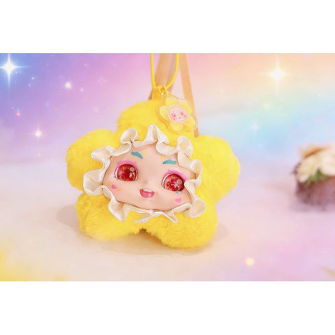 Kimmon The Story of Flower Island Plush Series: Cotton Candy Chrysanthemum (Confirmed Style)