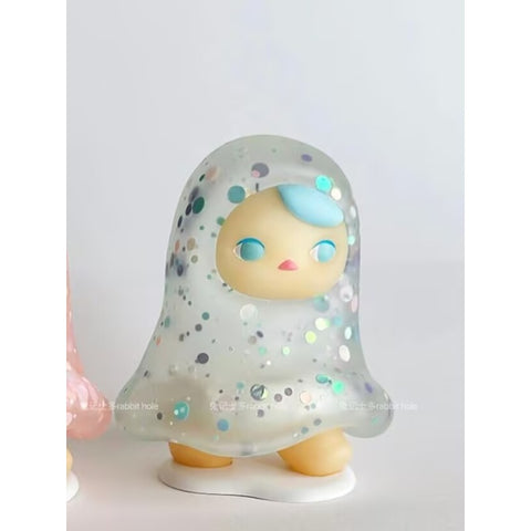 PUCKY x The Ghost-Sparkle Blue Figure Limited edition