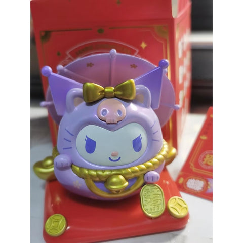 Sanrio Characters Lucky Cat Tumbler Series Secret Kuromi Happiness