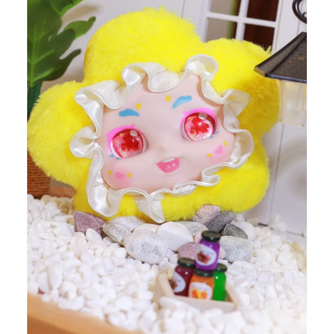 Kimmon The Story of Flower Island Plush Series: Cotton Candy Chrysanthemum (Confirmed Style)