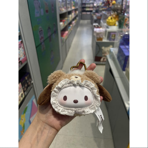 Pochacco Sanrio Characters Fluffy Teddy Bear Plush Pendant Series Pochacco