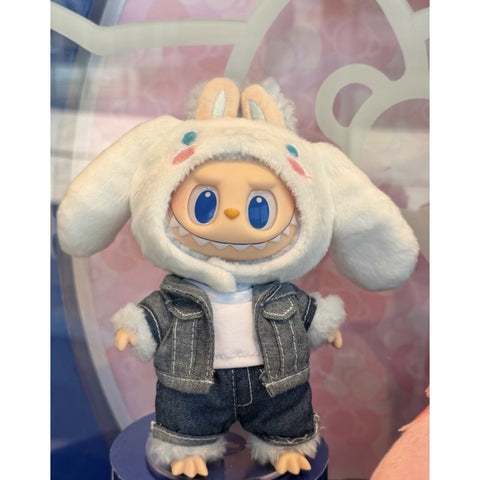 Labubu The Monsters Hello Kitty and Friends Vinyl Plush Pendant Blind Box Series: Cinnamoroll (Confirmed Style)