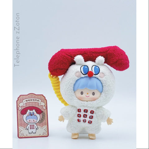 zZoton Retro Toys Series Vinyl Plush Doll Telephone zZoton