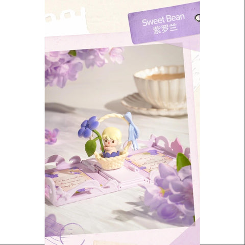 Sweet Bean Pop Mart Gift For You Greeting Card Series Sweet Bean Violet