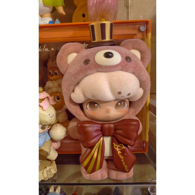 Dimoo Teddy DIMOO Strawberry Latte Teddy Figurine Limited Edition – TOYSEZ