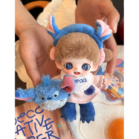 Baby Zoraa × Disney Zoraa Huggy World Plush Pendant Blind Box Series: Stitch (Confirmed Style)