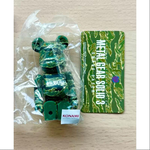 Bearbrick Series 9 SF METEL GEAR SOLID 3 100%