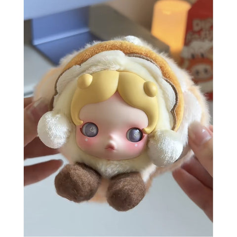 Skullpanda Dip For Fun Plush Pendant Blind Box Series: Clap for Delight (Confirmed Style)
