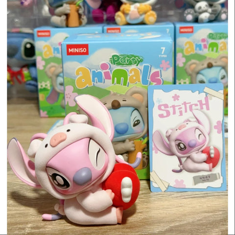 Disney Stitch Party Animals Series Hugging Piggy