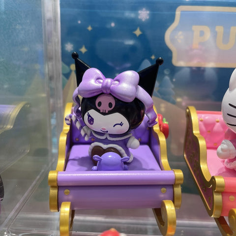 Kuromi Sanrio Characters Winter Sledding Team Series Kuromi