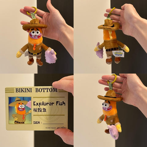 Bikini Bottom Buddies Whimsical Plush Blind Box Series 2: Explorer Fish (Confirmed Style)