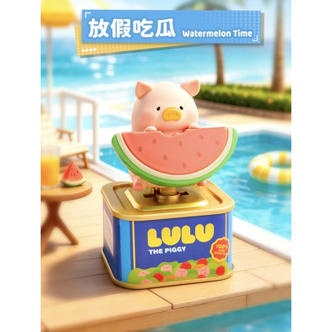 LuLu the Piggy Holiday Solar Motion Blind Box Series: Watermelon Time (Confirmed Style)