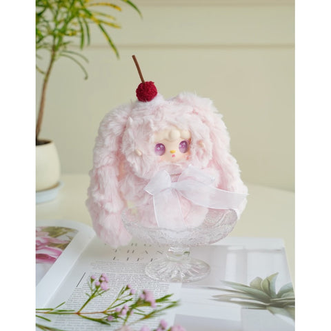 Yooki Hopping Bunny Plush Pendant Series: Cherry pink rabbit (Confirmed Style) | TOYSEZ Data