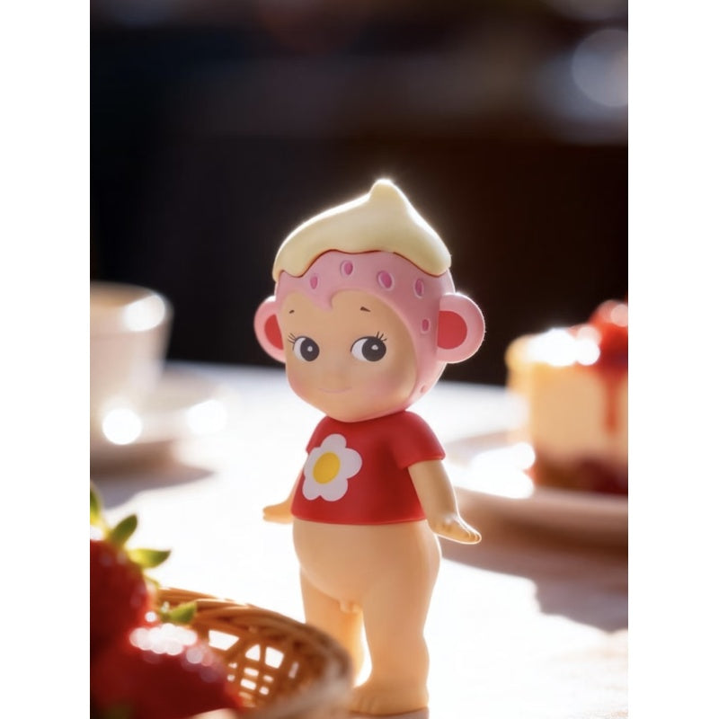 Sonny Angel Strawberry Love Blind Box Series: Monkey (Confirmed Style)
