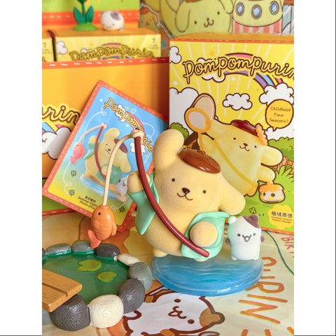 Pompompurin Childhood Four Seasons Series Summer Fishing