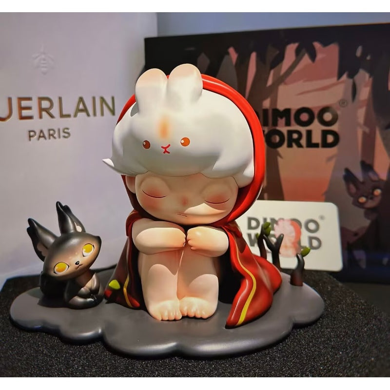 DIMOO Big Red Riding Hood & Little Grey Wolf Limited Figure – TOYSEZ