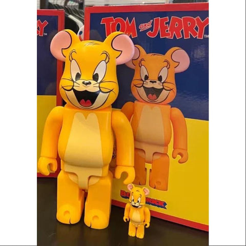 Bearbrick Jerry（Classic Color） Flocky Ver. 400% & 100% Be@rbrick 2024 Limited