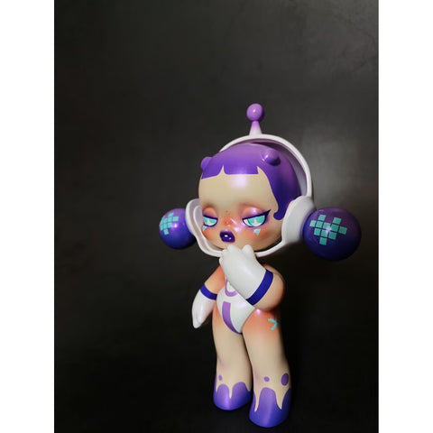 Skullpanda Baby Cyber Purple Limited Figurine