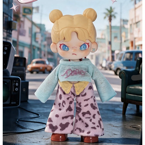 DORA Paw Print Block BJD Figure Blind Box Series: Island Explorer Leopard (Confirmed Style)