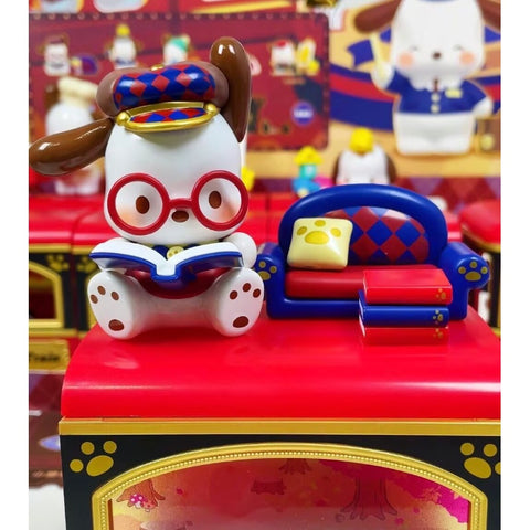 Sanrio Pochacco Vintage Time Train Series Reading Time