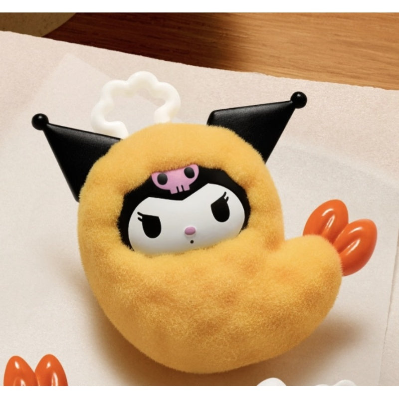 Kuromi Sanrio Characters Hello Kitty and Friends Fried Shrimp Pop Bean Blind Box Series: KUROMI (Confirmed Style)