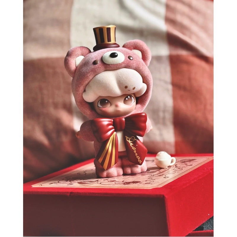 Dimoo Teddy DIMOO Strawberry Latte Teddy Figurine Limited Edition – TOYSEZ
