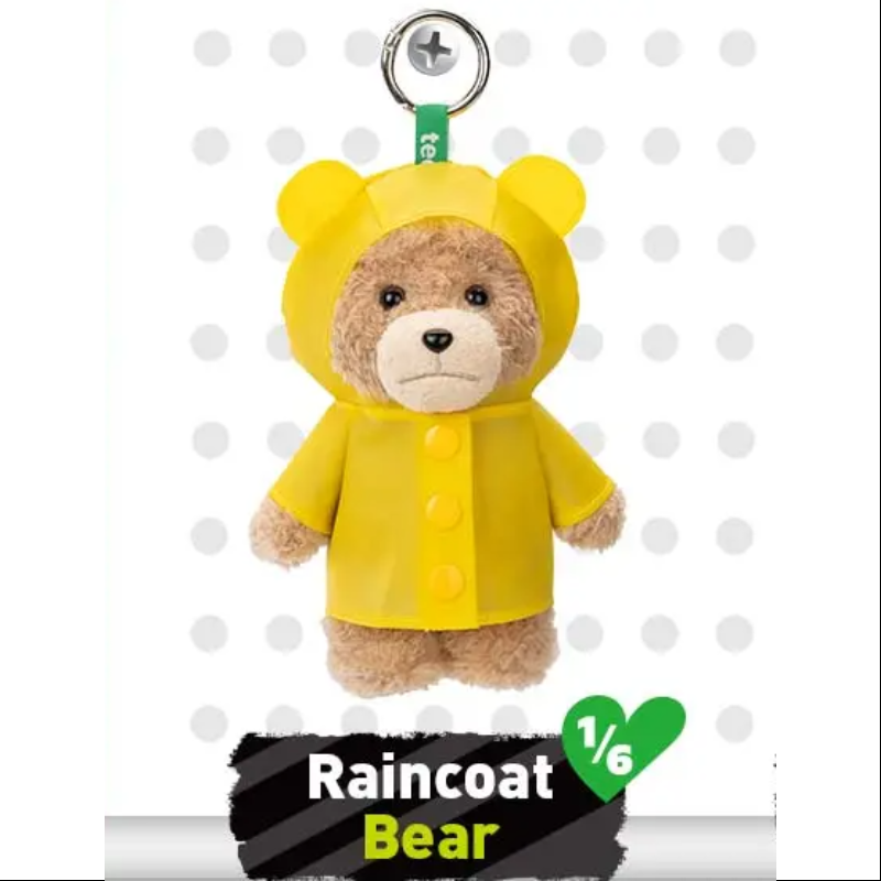 Ted2 Teddy Bear Action Plush Pendant Series Whole Set Opened