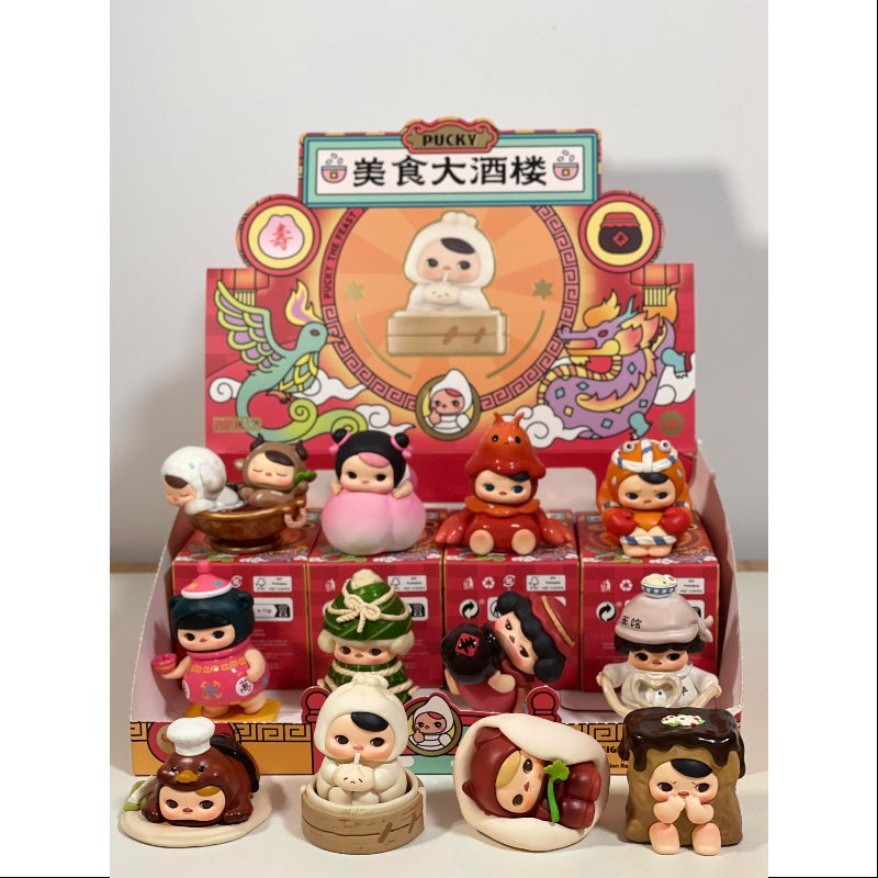 PUCKY Elf Food Restaurant Series Whole Set Opened