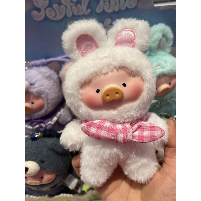 LuLu the Piggy Joyful Time PVC Plush Keychain Series ADORE BUNNY