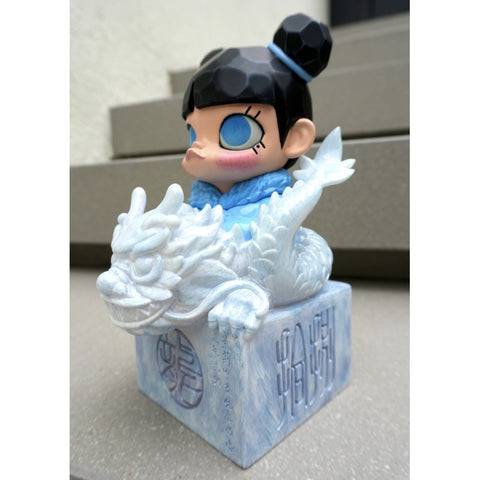 MOLLY Riding Dragon Square Seal Blue 2024 Limited Edition