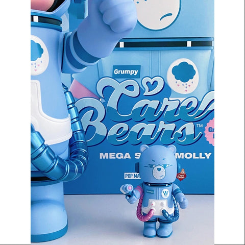 MEGA SPACE MOLLY 400%+100% Care Bears Grumpy Bear 2023 LIMITED