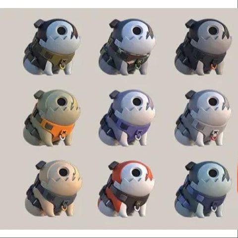 MR.BONE CAMPING DOG Series SET (9 Normal Model Non-Repeat）