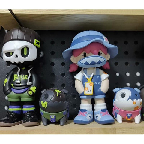 MR.BONE CAMPING Series Special Color (MR.BONE & SHRIEK & 2 DOG)