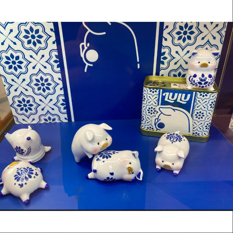 LuLu the Piggy Blue and White Porcelain(6PCS)2020 Limited Edition