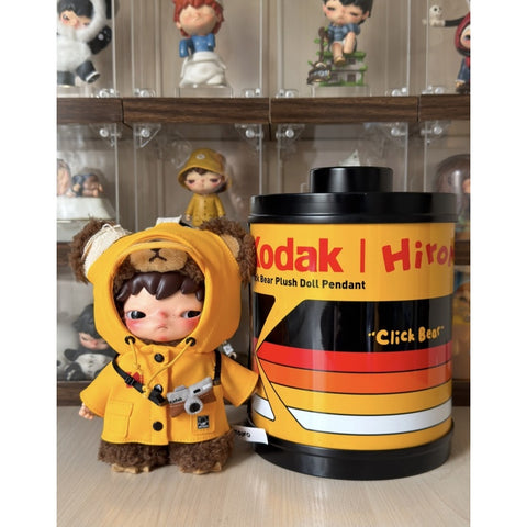 Hirono × Kodak Click Bear Vinyl Plush Pendant 2026 Limited Edition