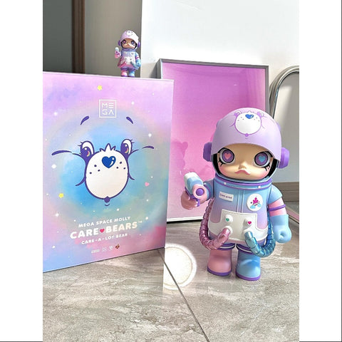 MEGA SPACE MOLLY 400%+100% Care Bears Care a Lot Bear 2022 LIMITED