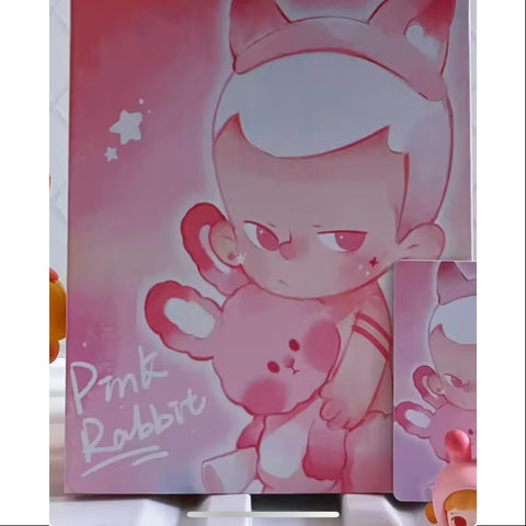 KUBO Pink Rabbit Figurine Art Toy 2024 Limited