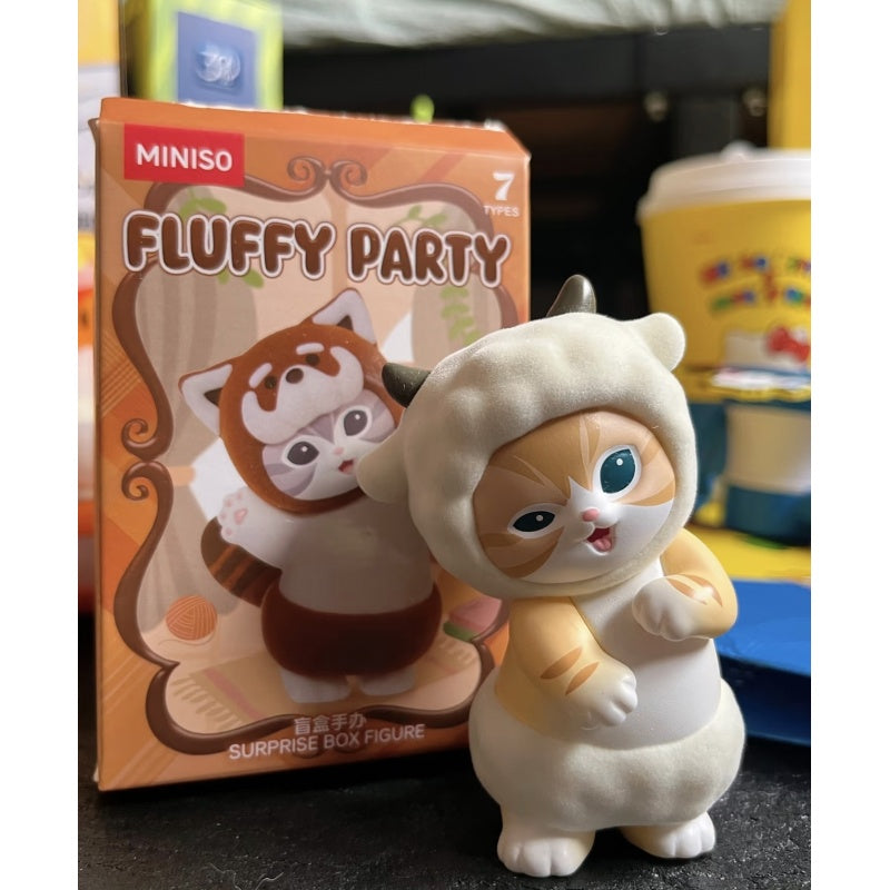 Mofusand Fluffy Party Blind Box Series: Fluffy Lamb (Confirmed Style)